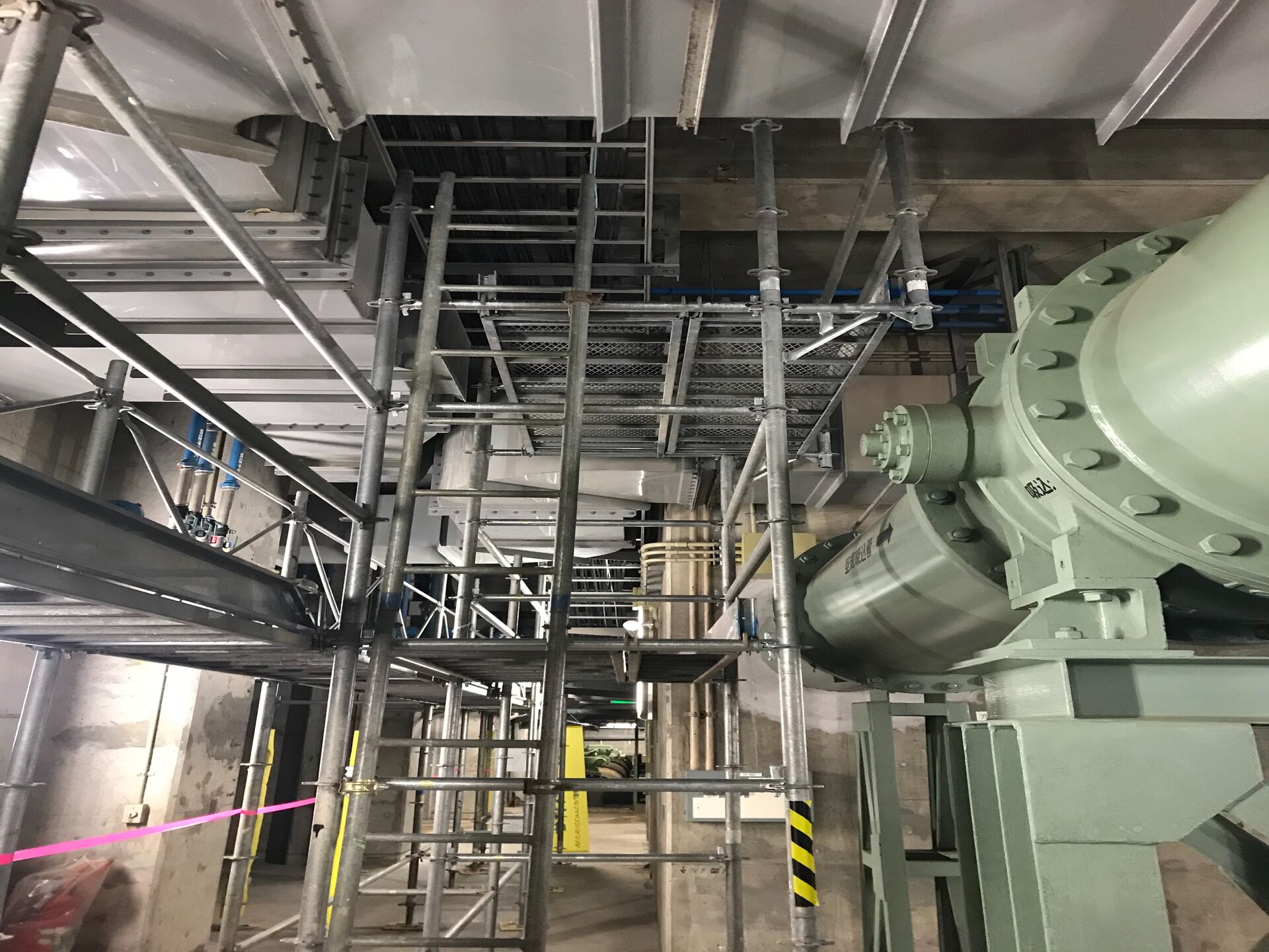 プラント　足場組立工事3